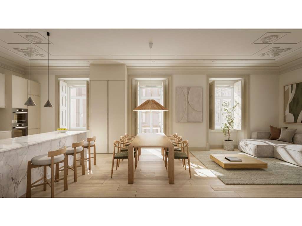 T2 com estacionamento no coração de Campo de Ourique - Grande imagem: 3/25