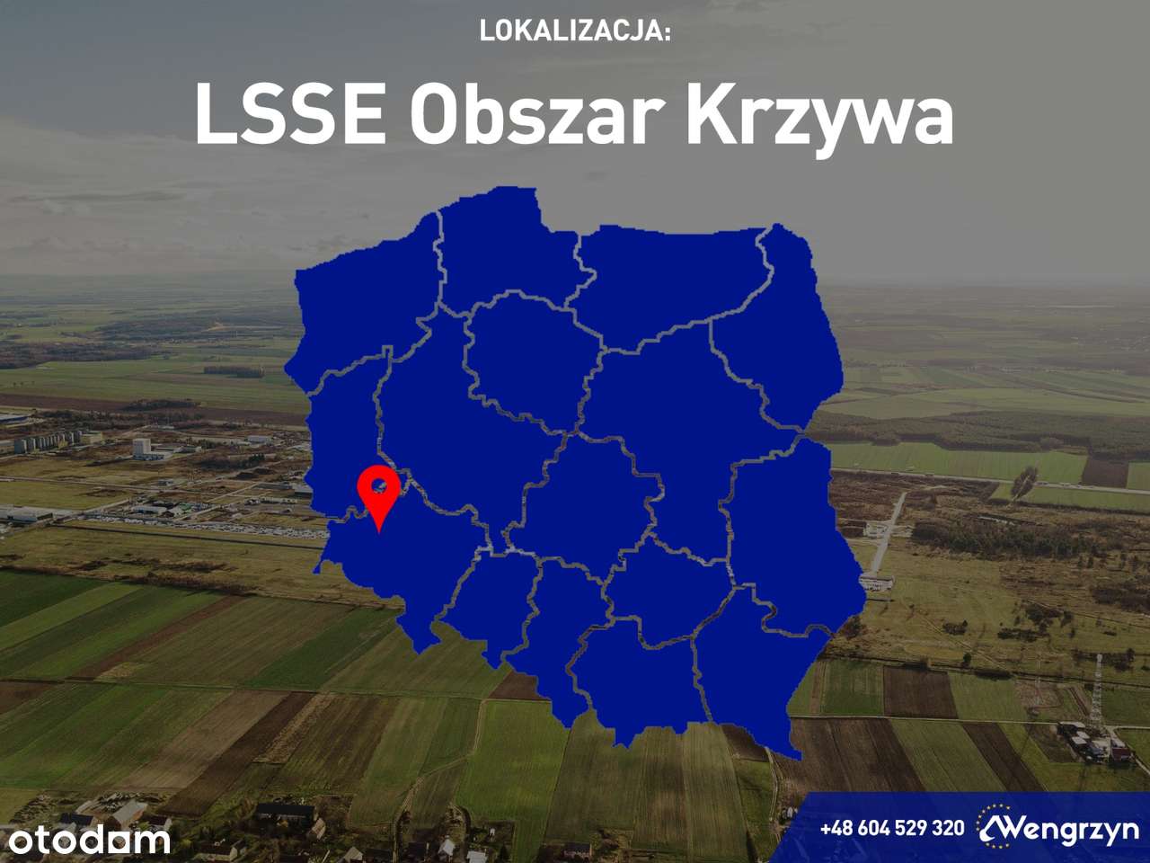 Autostrada A4, teren inwestycyjny 45,68 ha z PNB! media,idealny dojazd - Pełny obrazek: 2/13