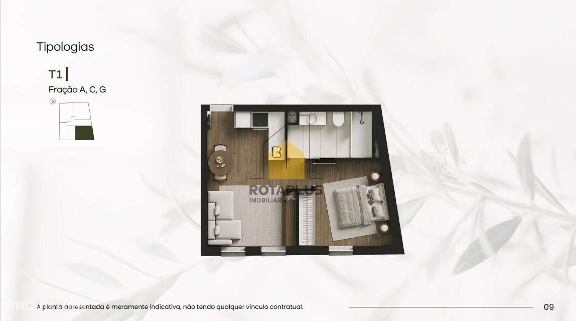 Apartamento T1 Areosa-14