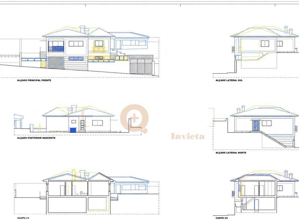 Moradia T3 independente, com garagem para 3 carros e 1257m2 de terr...-36