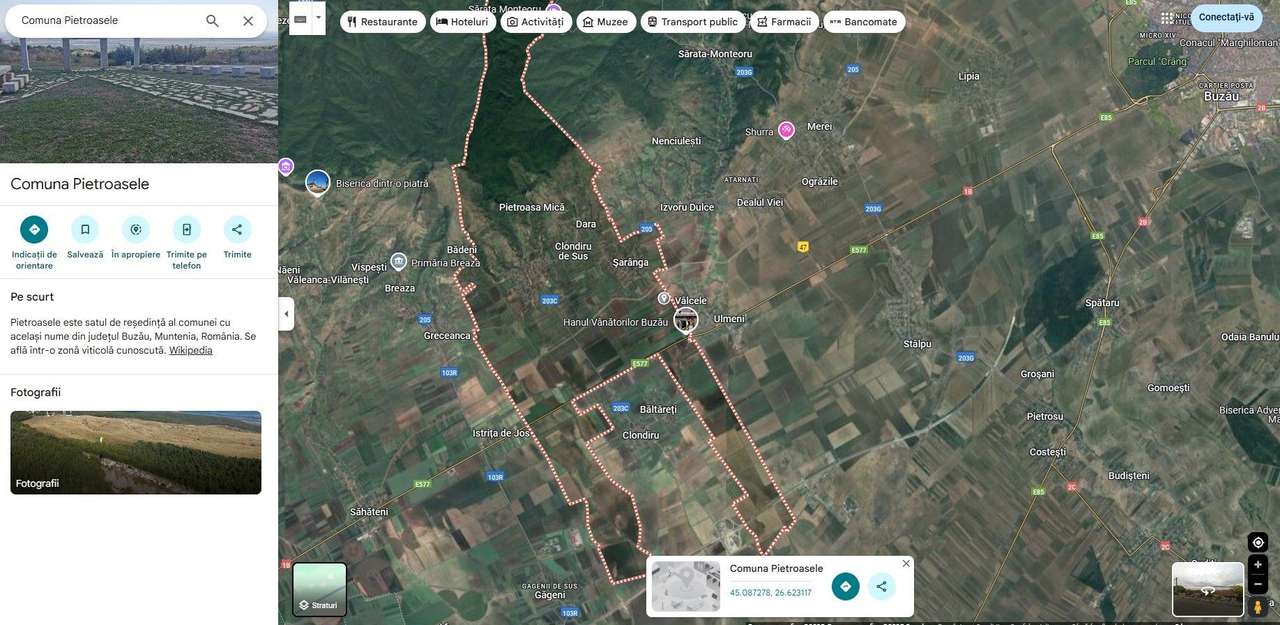 Teren extravilan Pietroasele, ID: R2586802 - Imagine principală: 2/12