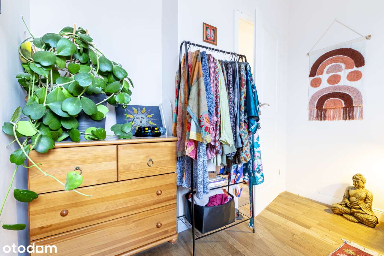 2 pok. | wysokie sufity | kamienica | klimatyczne | Saska Kępa-10