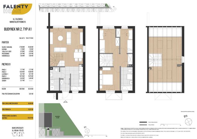 Falenty Home | dom nr 2| 86,99m2 + poddasze