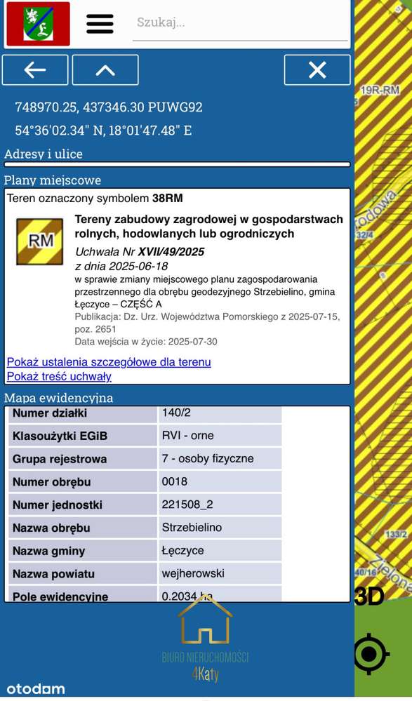 Strzebielino, działka 2034m2 z domkiem całorocznym-16