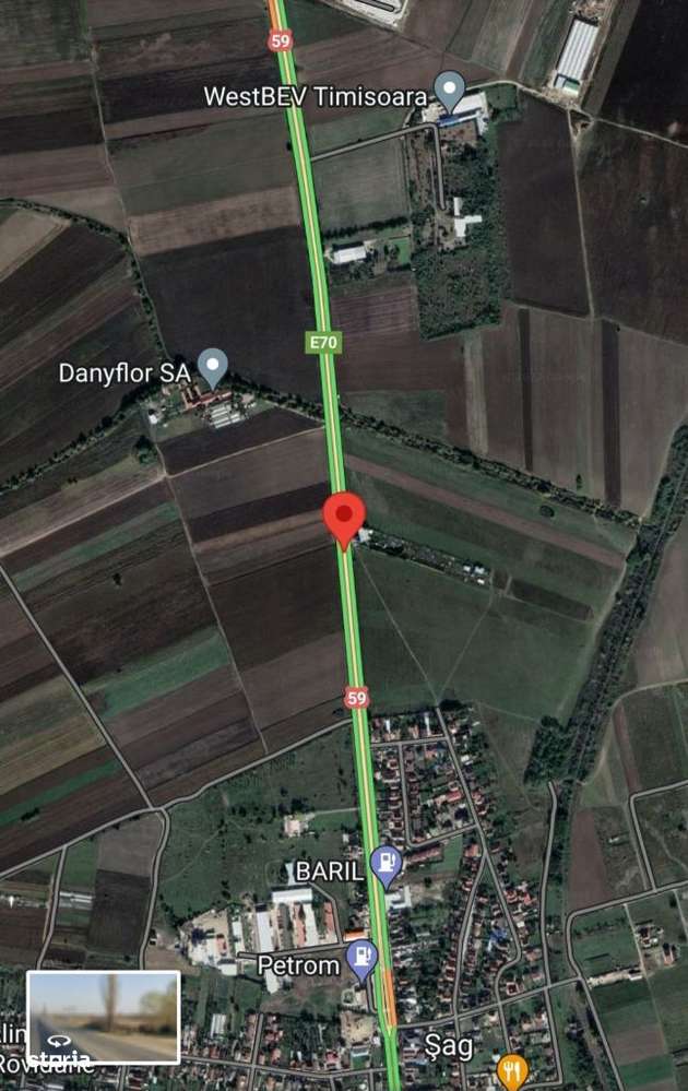 Comision 0%!! Teren intravilan intrare in Sag sosea 10.000 mp !! - Imagine principală: 2/2