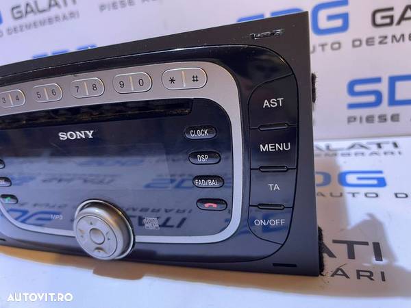 Radio CD Player Sony cu MP3 Ford C-Max 2004 - 2010 Cod 7M5T-18C939-CC - 3