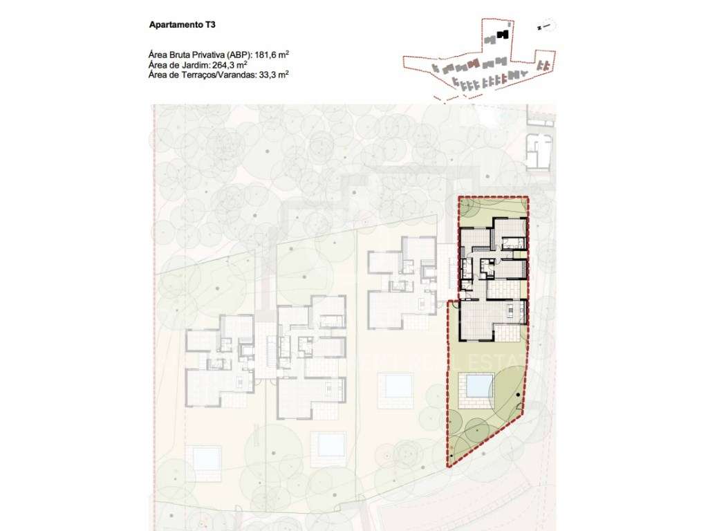 Apartamento T3 com piscina e jardim, na Quinta da Marinha-49