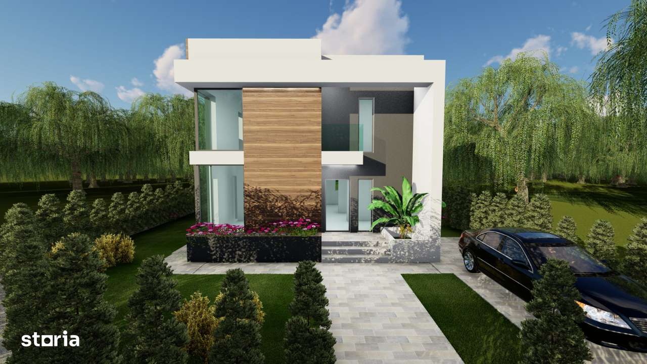 Berceni - Casa individuala | Teren 416 mp - Imagine principală: 2/7