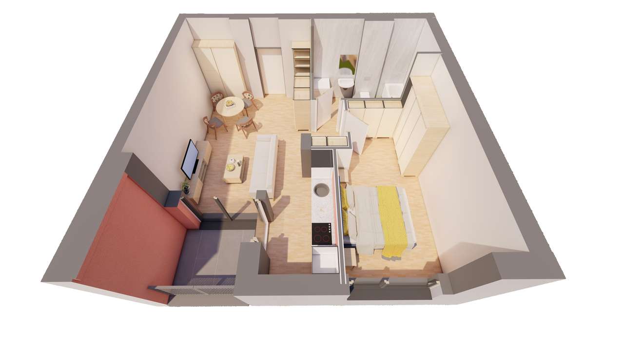 Panorama exclusivista penthouse ARED IMAR bloc R39 comision 0% - Imagine principală: 2/9