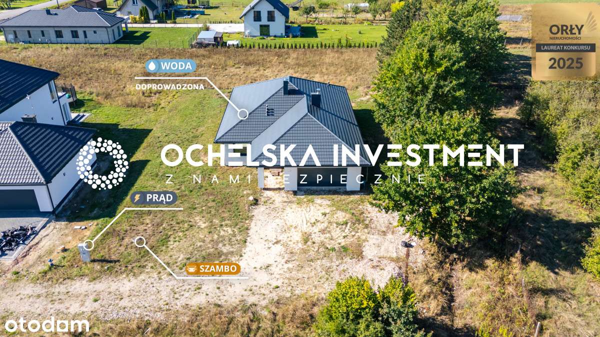 Dom parterowy 115m2 | do wykończenia | 4 pok.-12