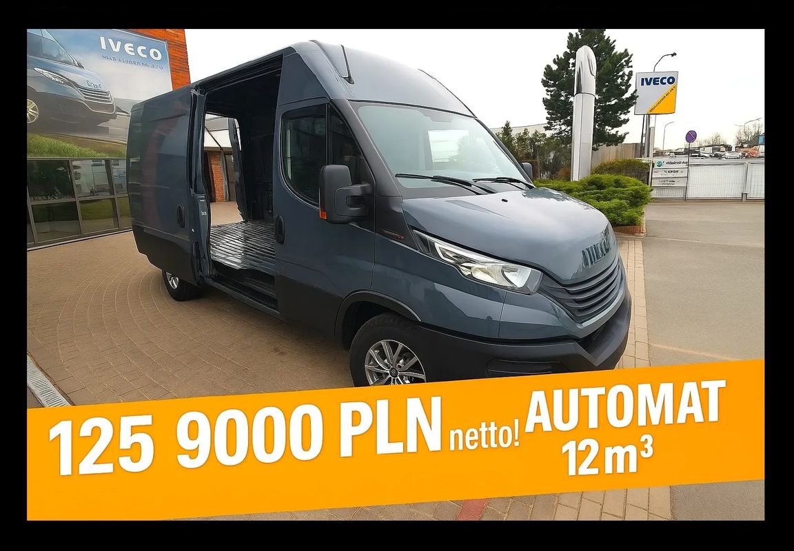 Iveco Furgon 35S16A8V 12m3 AUTOMAT - 125 900 zł netto! – Genialna CENA!
