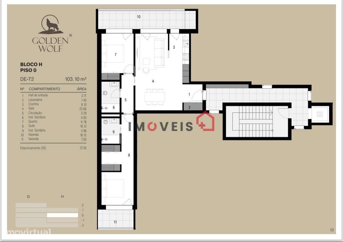 Apartamento T2 - Golden Wolf  - Telheiro, Leiria - Grande imagem: 4/24