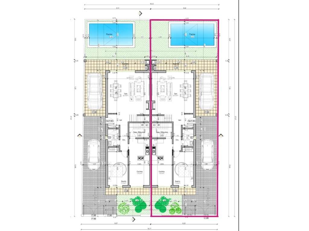 Moradia Geminada T4 NOVA com PISCINA e Pérgola nos Redondos - Fernã... - Grande imagem: 2/9