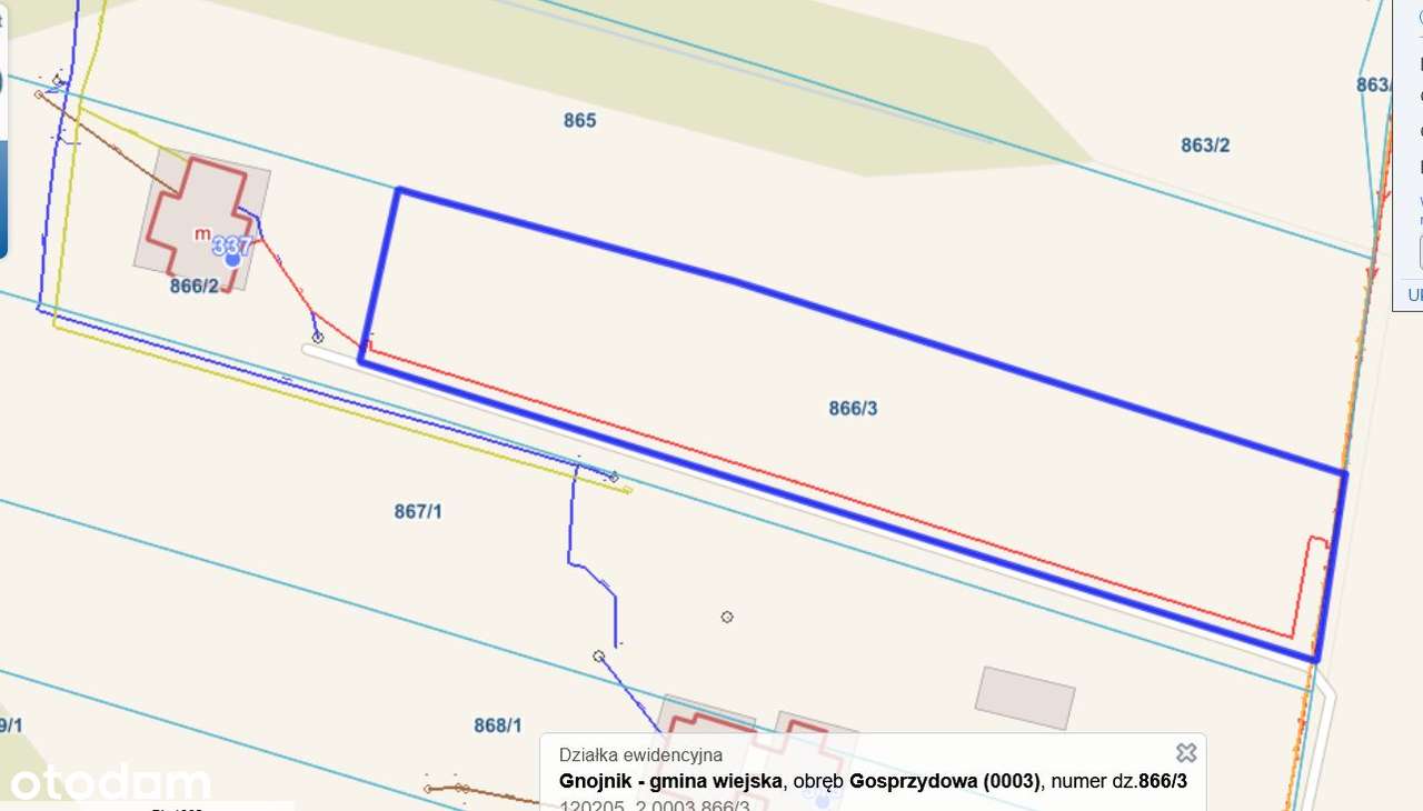 Gosprzydowa  -  pow brzeski, - działka budowlano-rolna 31 ar-15