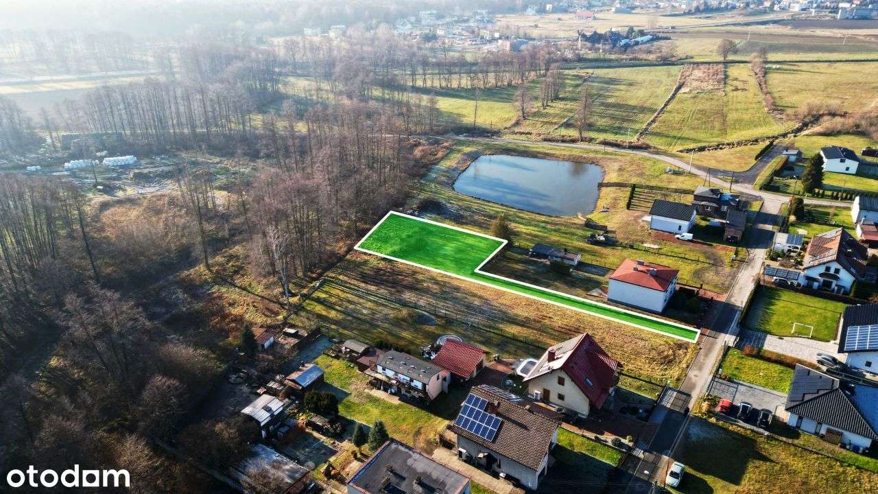 Borowa Wieś- piękna działka tuż przy LESIE!-4