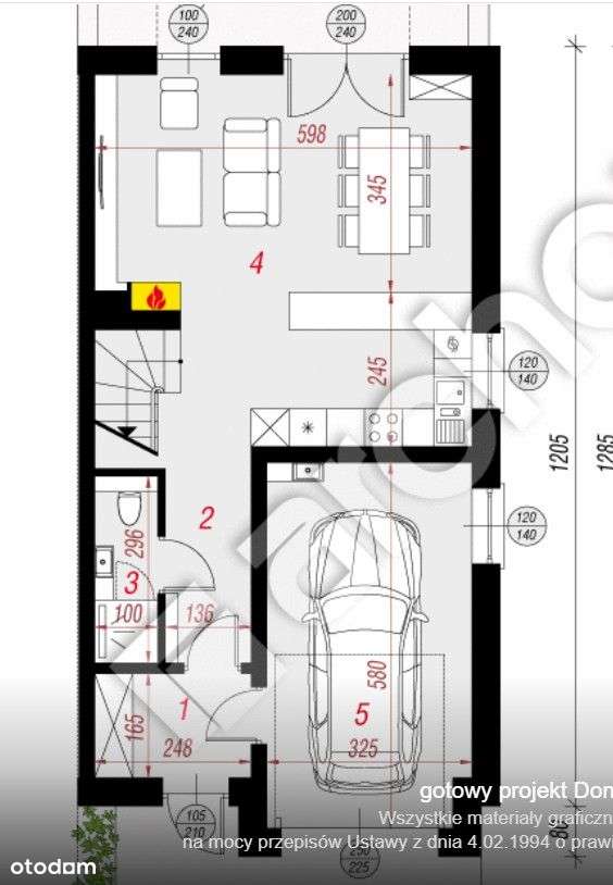 piękny dom w lesie, garaż , blisko Pkp-8
