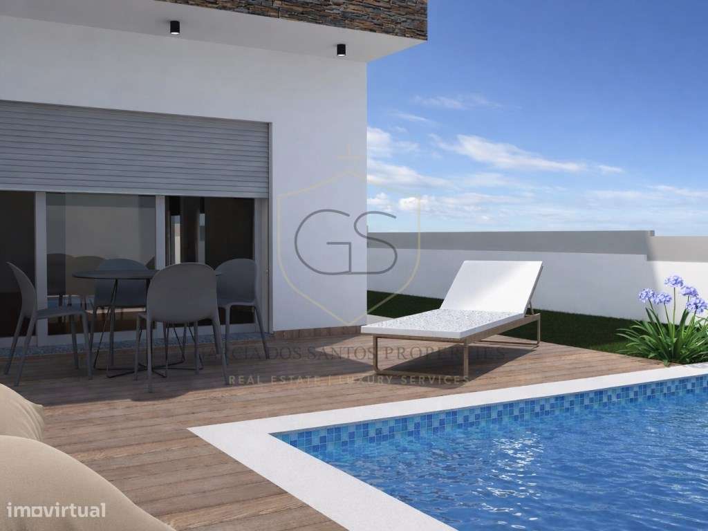 Moradia T4 Nova com Piscina Aquecida, Garagem e Jardim - Grande imagem: 2/19