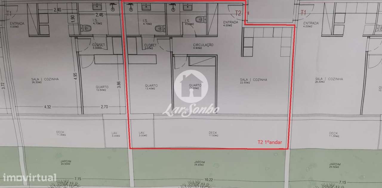 Apartamentos T2 NOVOS com Garagem Fechada por 285.000€ em Touguinhó...-9