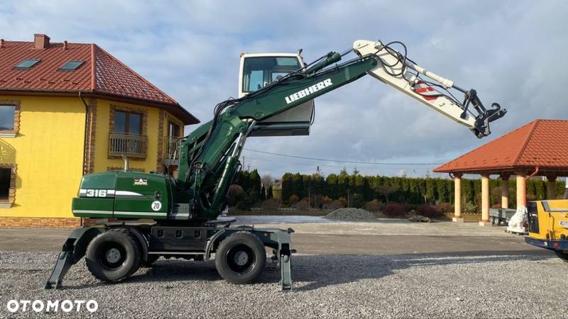 Liebherr A 316 Litronic / koparka kołowa obrotowa / - 9