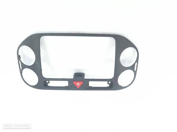 Moldura Painel Radio Volkswagen Golf Plus (5M1, 521) - 1