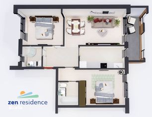 Zen Residence Apartament cu 3 CAMERE