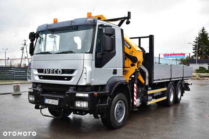 Iveco TRAKKER 6x4 PALFINGER PK 44002 HDS Wciągarka ŻURAW - 11