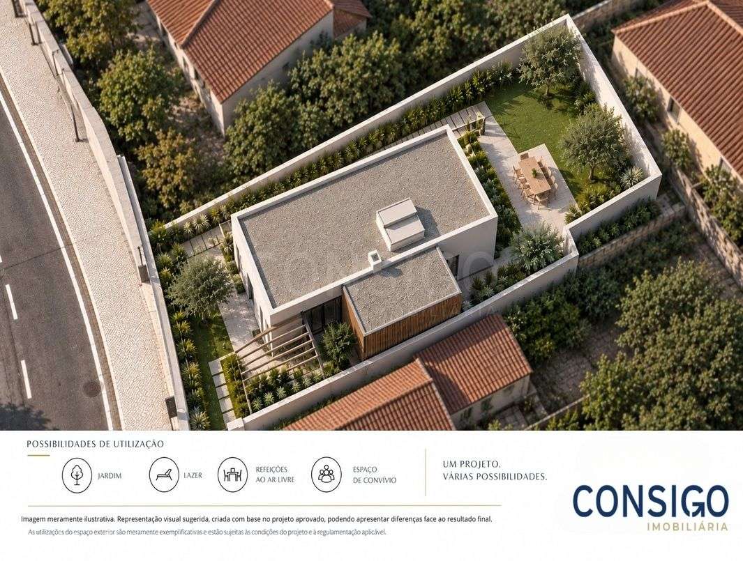 Projeto aprovado para moradia T2-7