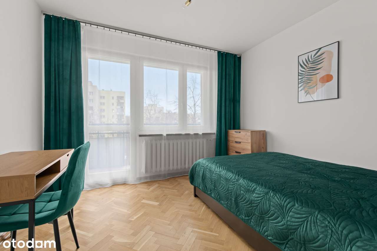 4 pokojowe słoneczne mieszkanie obok SGGW i VISTULA. Niedaleko Metra. - Pełny obrazek: 3/18