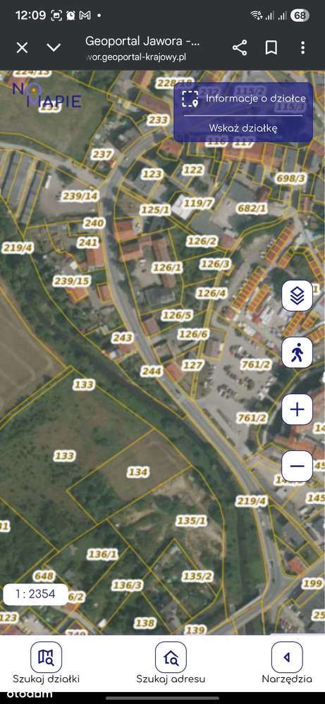 Działka dla deweloperów - Pełny obrazek: 2/3