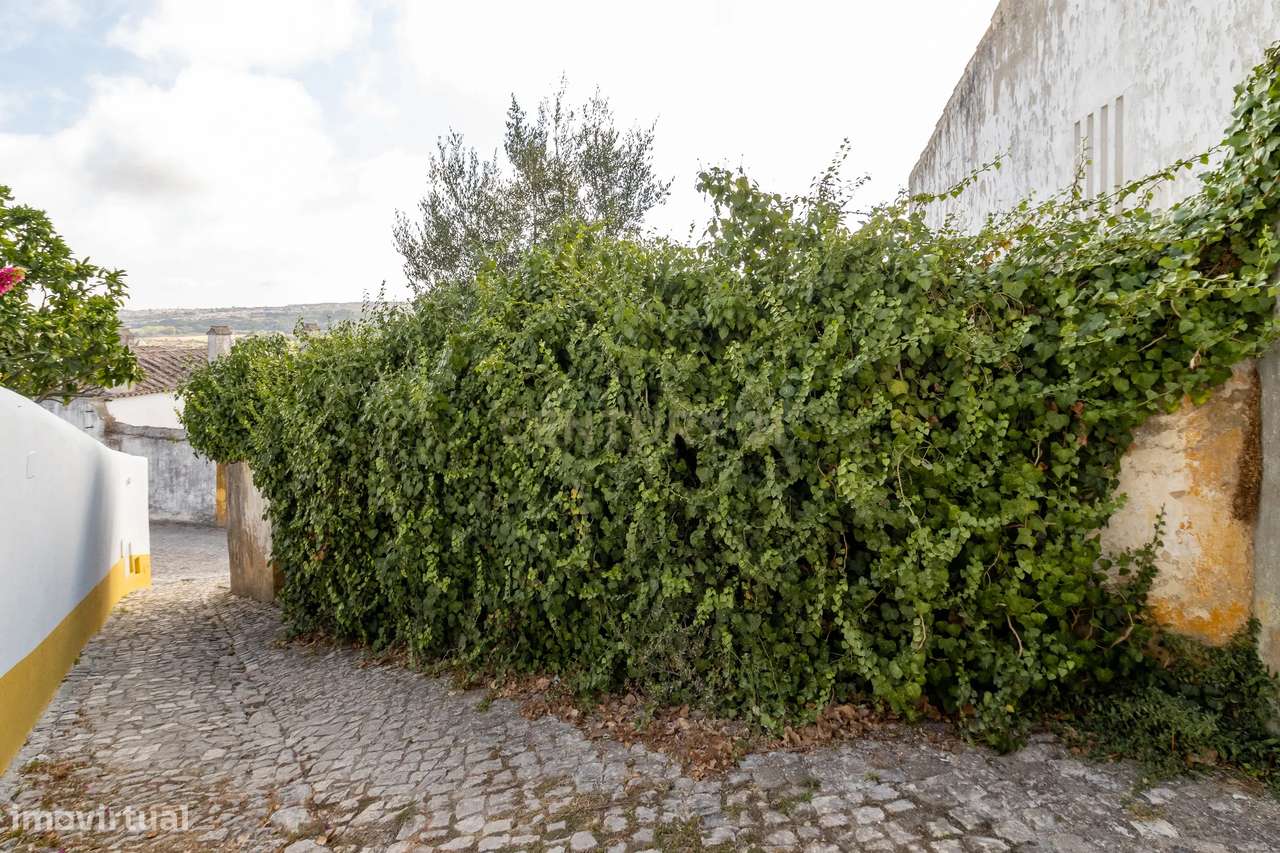 Moradia em ruína, dentro das muralhas em Óbidos-10