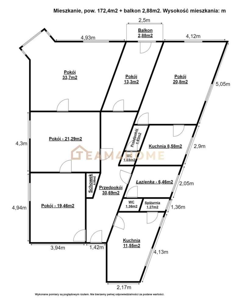 173 m2 na Placu Piastowskim -niezwykłe mieszkanie - Pełny obrazek: 3/19