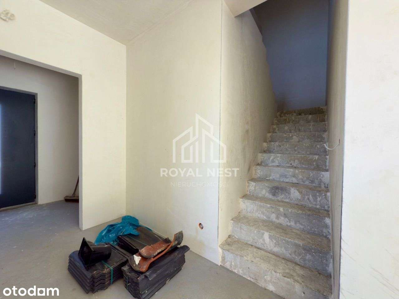 Nowoczesny dom w zabudowie bliźniaczej bez PCC-6