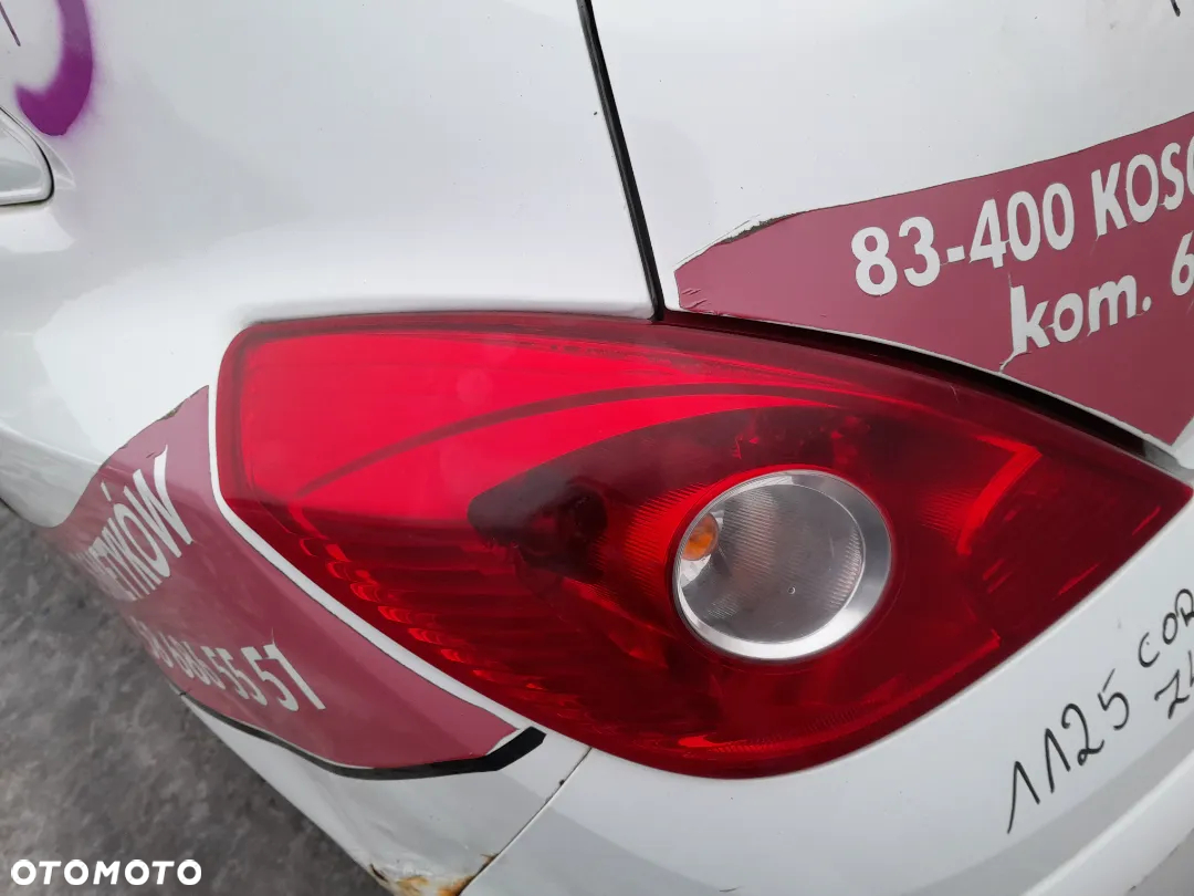 Lampa Lewa Tylna Lewy Tył Opel Corsa D 3Drzwi Europa - 5