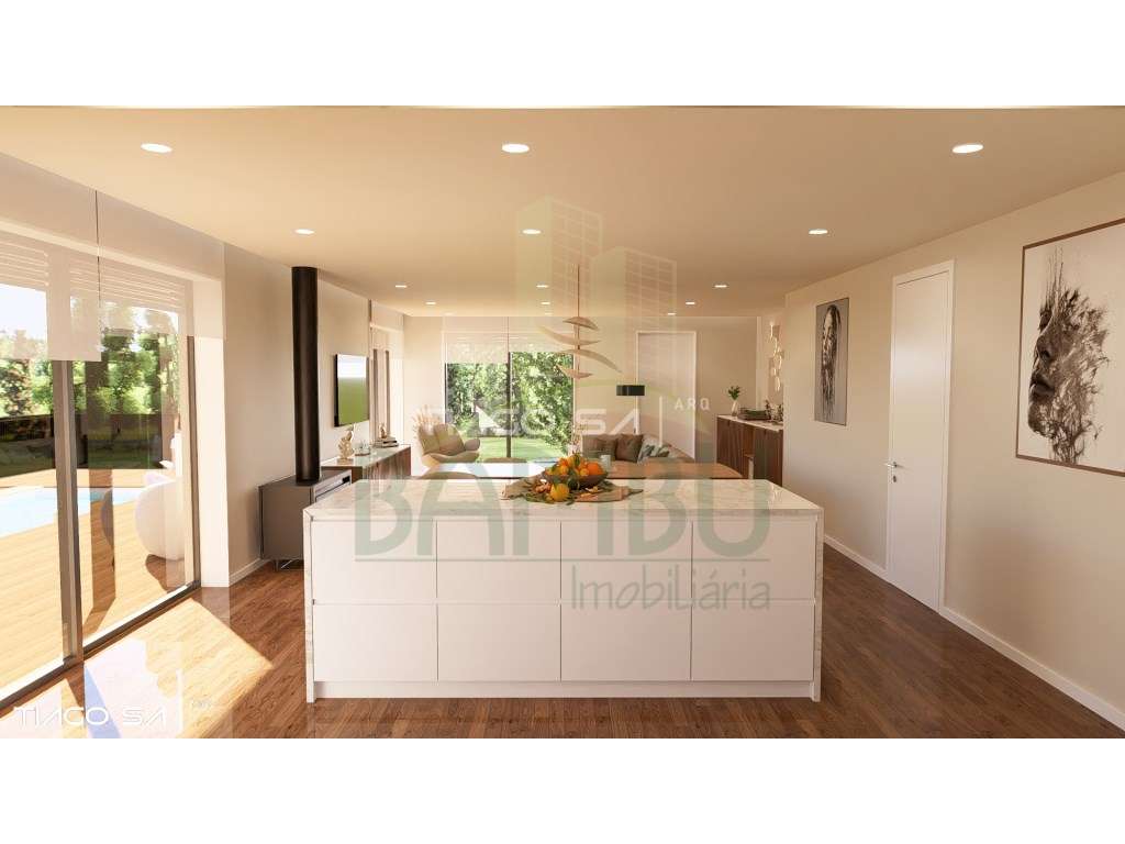 Venade: Moradia T3 em construção, térrea e com piscina,-5