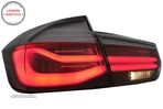 Stopuri LED M Look Black Line BMW Seria 3 F30 (2011-2019) LCI Design cu Semnal Din- livrare gratuita - 13