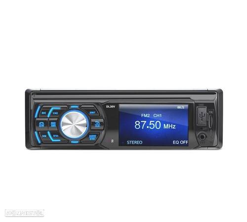 AUTO RADIO 1DIN ECRÃ LCD 3" HD USB SD - 1