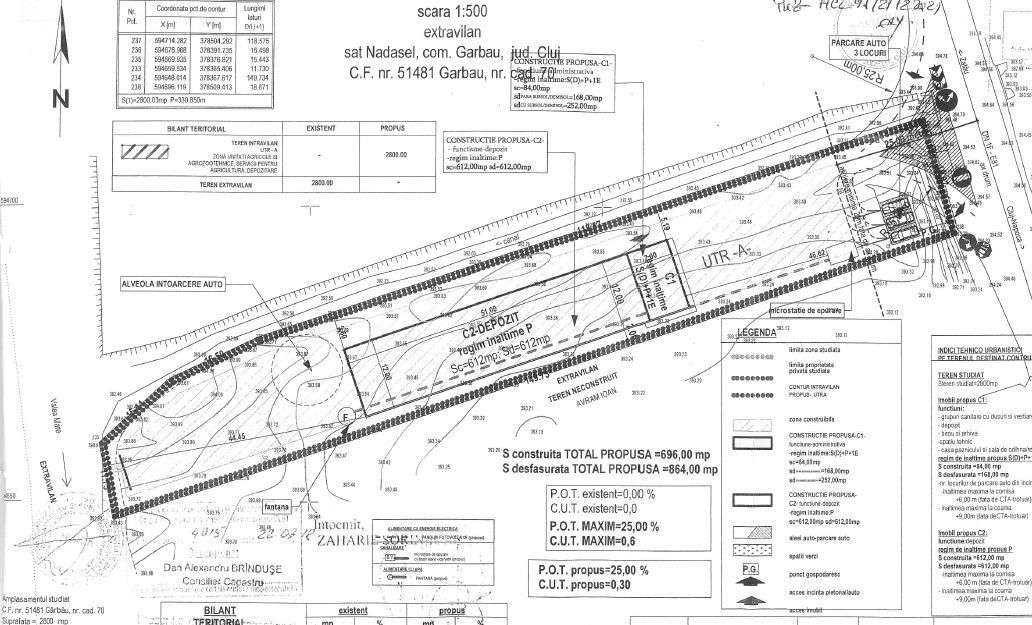 Teren situat in Nadaselu cu PUZ in lucru pentru depozit - Imagine principală: 4/4