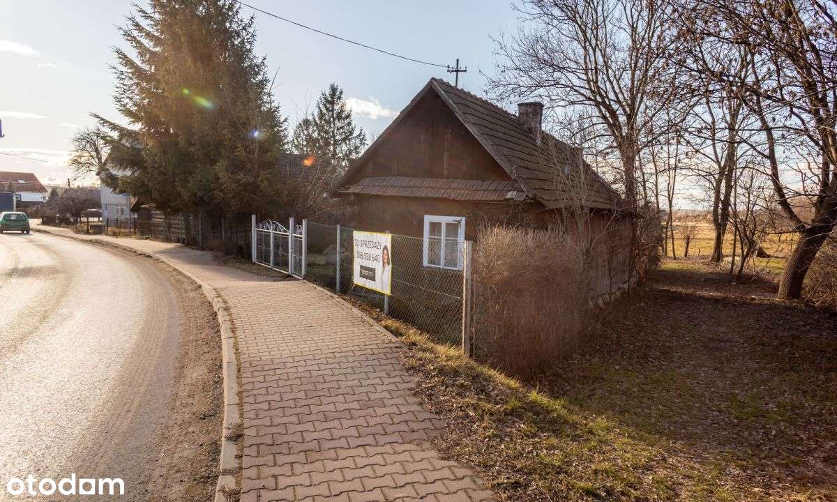 Drewniany dom ze stodołą w Krzeczowie - 5 min A4-12