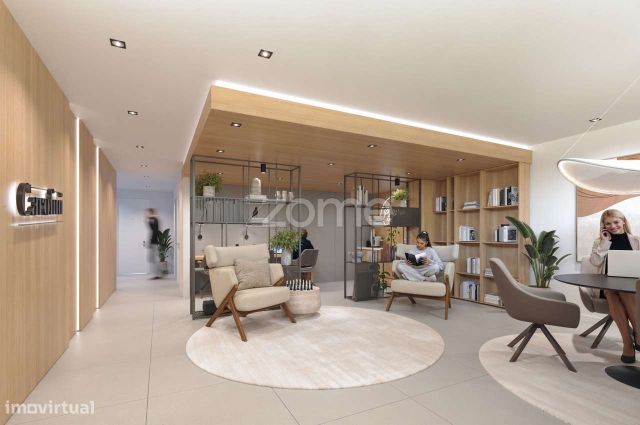 Carofini Apartamento T1+1 frente Matosinhos Sul (Fração E) - Grande imagem: 1/18