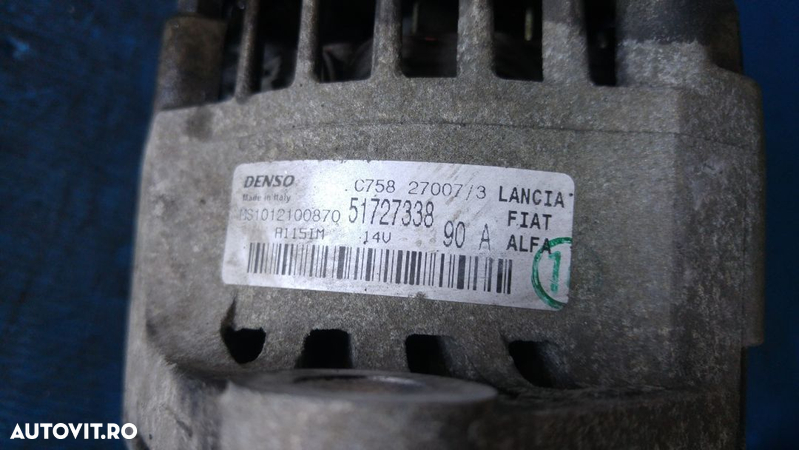 alternator 1.9 jtd  fiat stilo bravo 2 ms1012100870 51727338 - 2