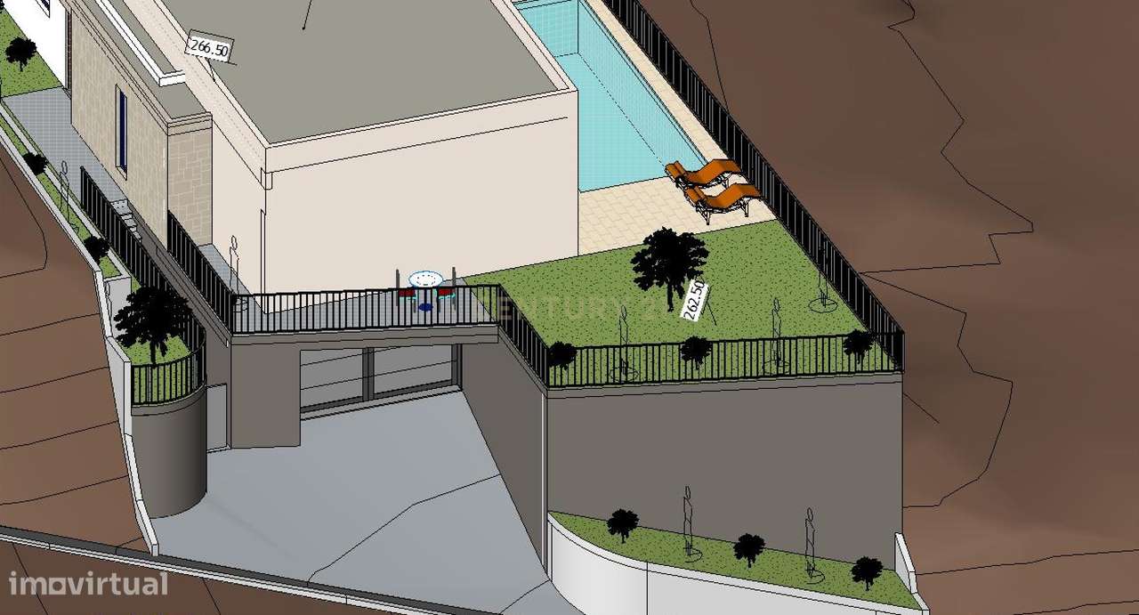 Casa Moderna - Ribeira Brava com Vista Mar e Piscina - Grande imagem: 4/6