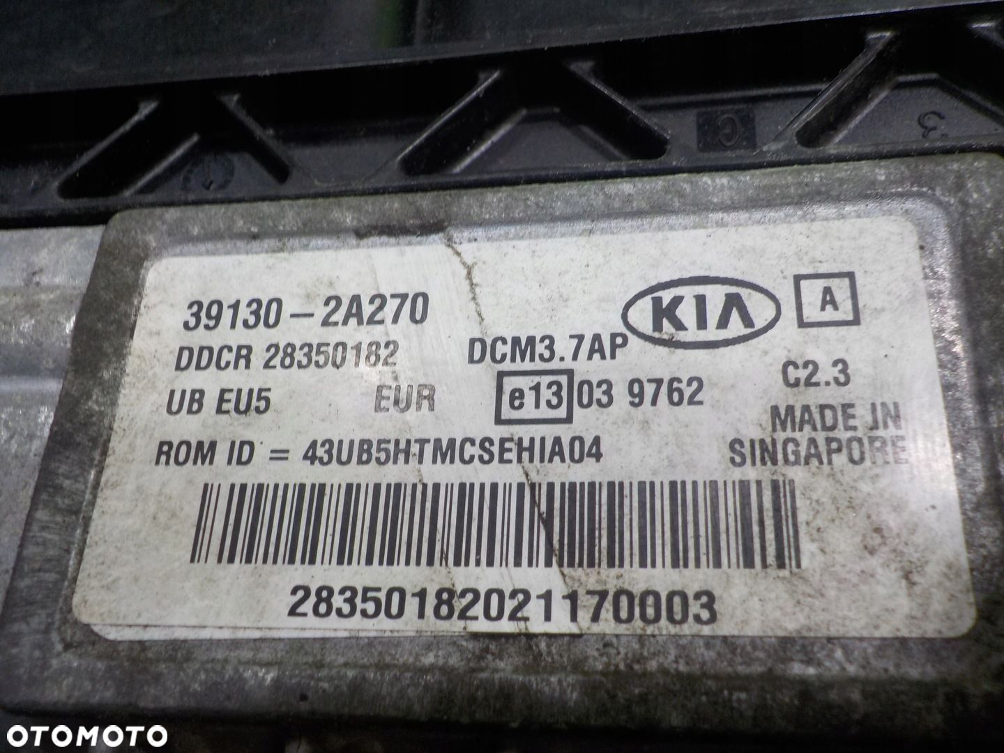 KIA RIO III 1.1 CRDI 12r HB 5D sterownik komputer silnika 39130-2A270 - 3