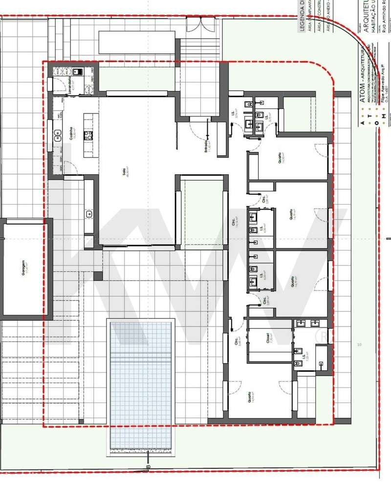PARA VENDA: Moradia Térrea Unifamiliar V4, edificada num lote de ter - Grande imagem: 5/5