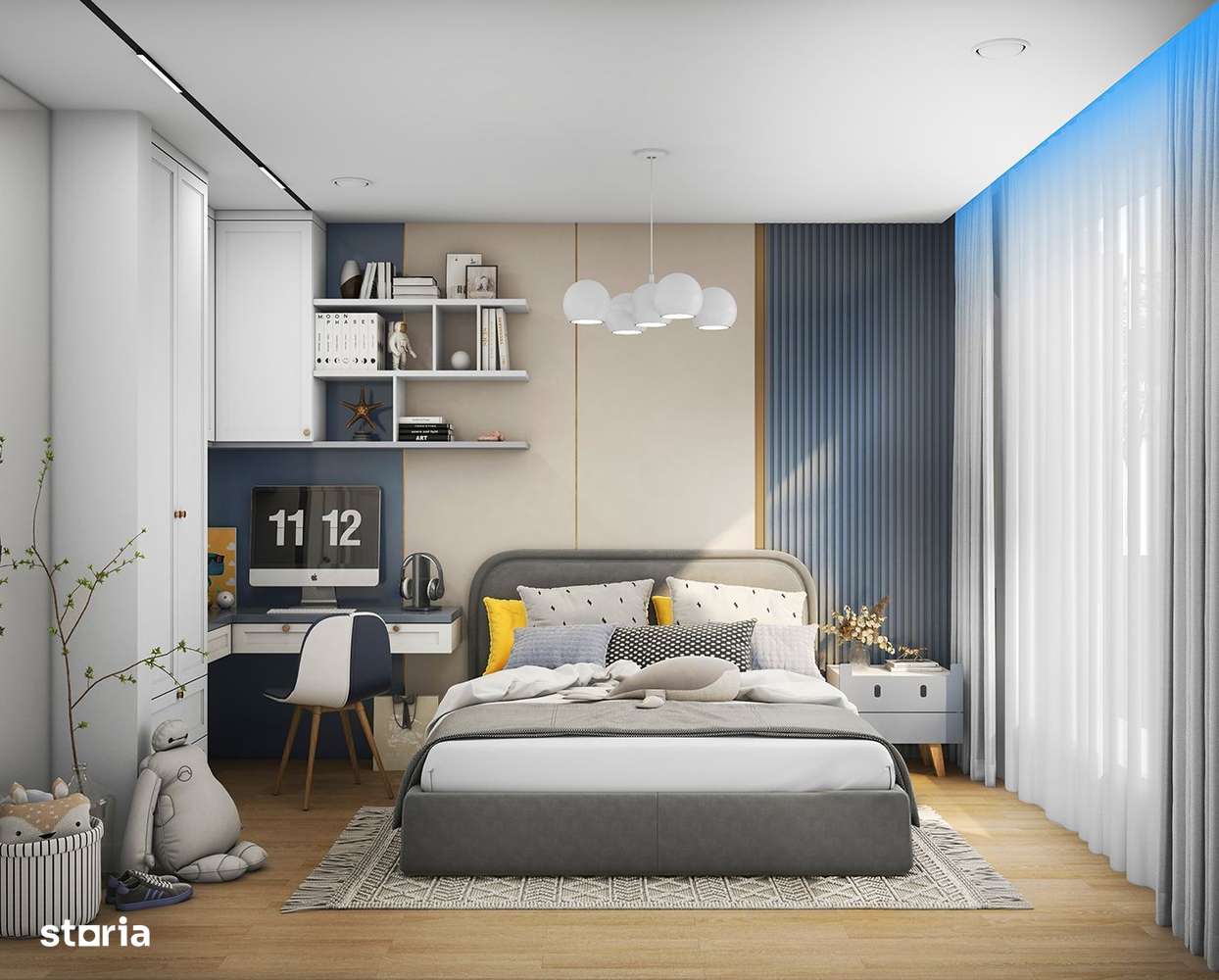 Casa P+M cu ventilatie HVAC si pompa de caldura | Panouri fotovoltaice-16