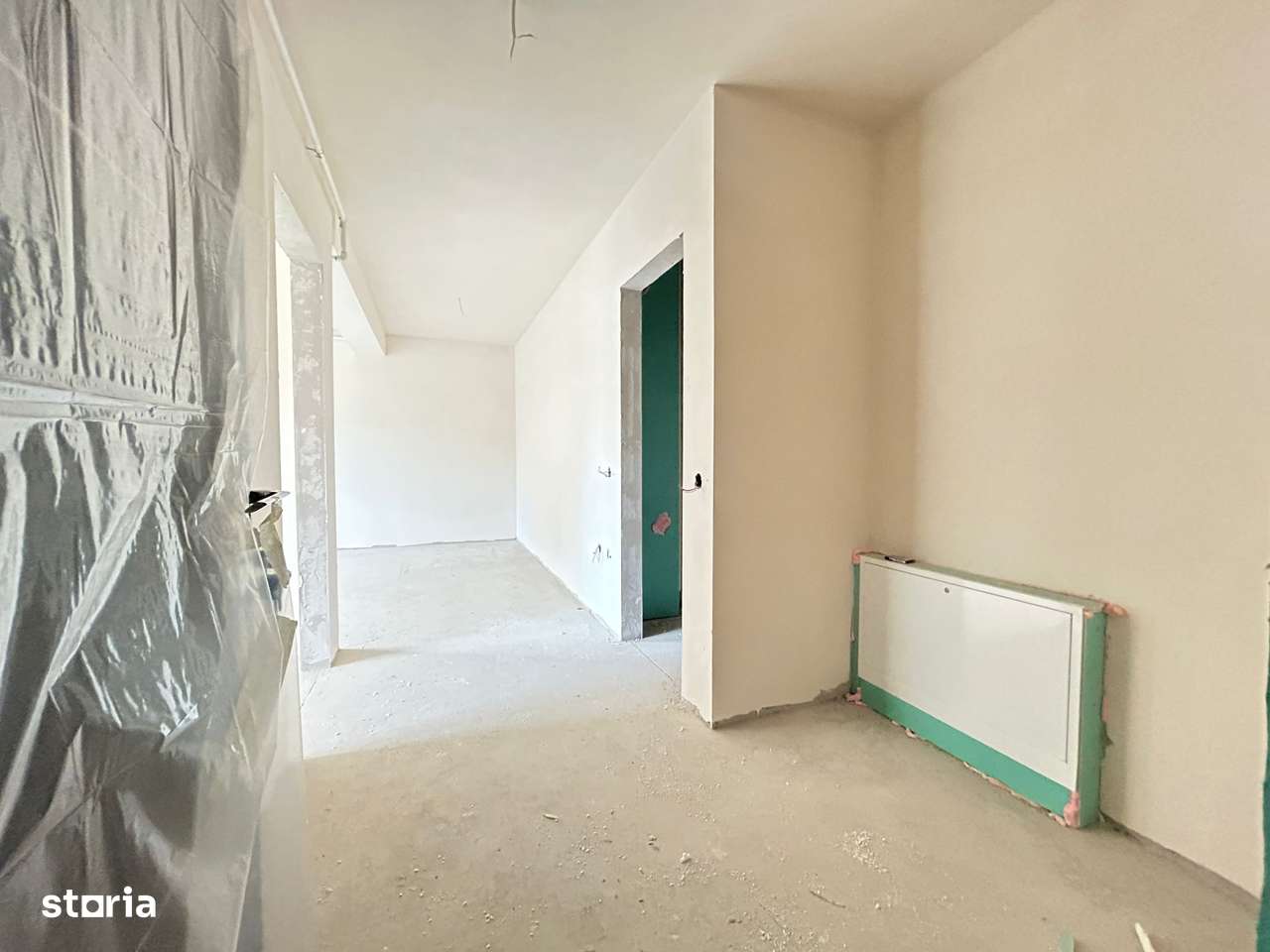 Apartament Semi-Finisat 2 camere 47mp, de la Dezvoltator, 0% Comision - Imagine principală: 3/17