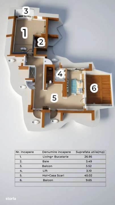 Garsoniera, mobilata si utilata, Baneasa-Aleea Privighetorilor-17