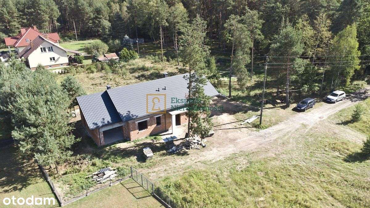 Dom przy lesie, Rakszawa, 116m2 plus garaż w bryle-10