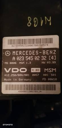 Komputer sterownik silnika Mercedes-Benz A-klasa W168 - 2