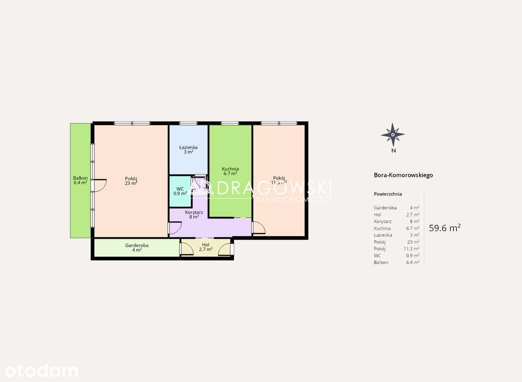 Gocław 2 pokoje z ogródkiem-7