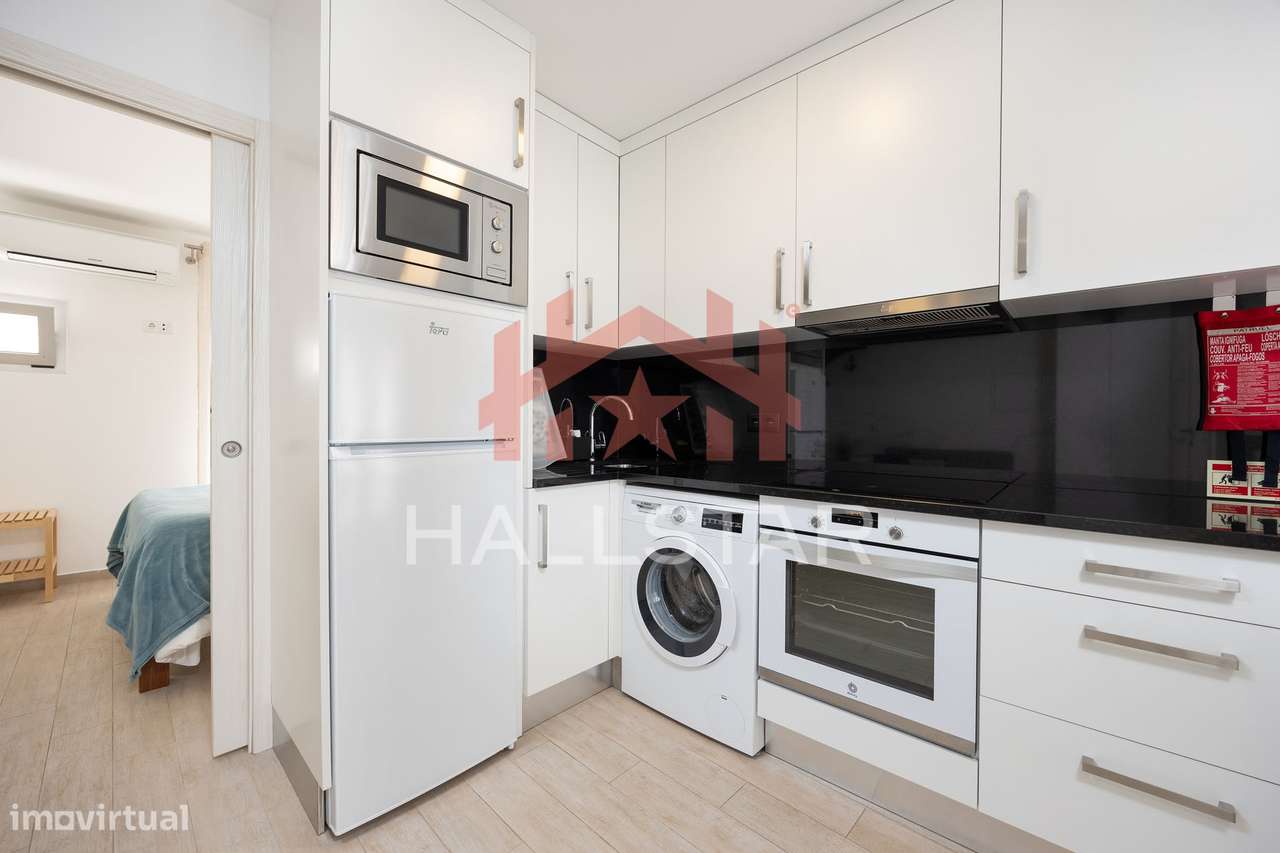 Apartamento T1+1 / Totalmente Mobilado e Equipado / Vista Mar / Nazaré - Grande imagem: 5/24